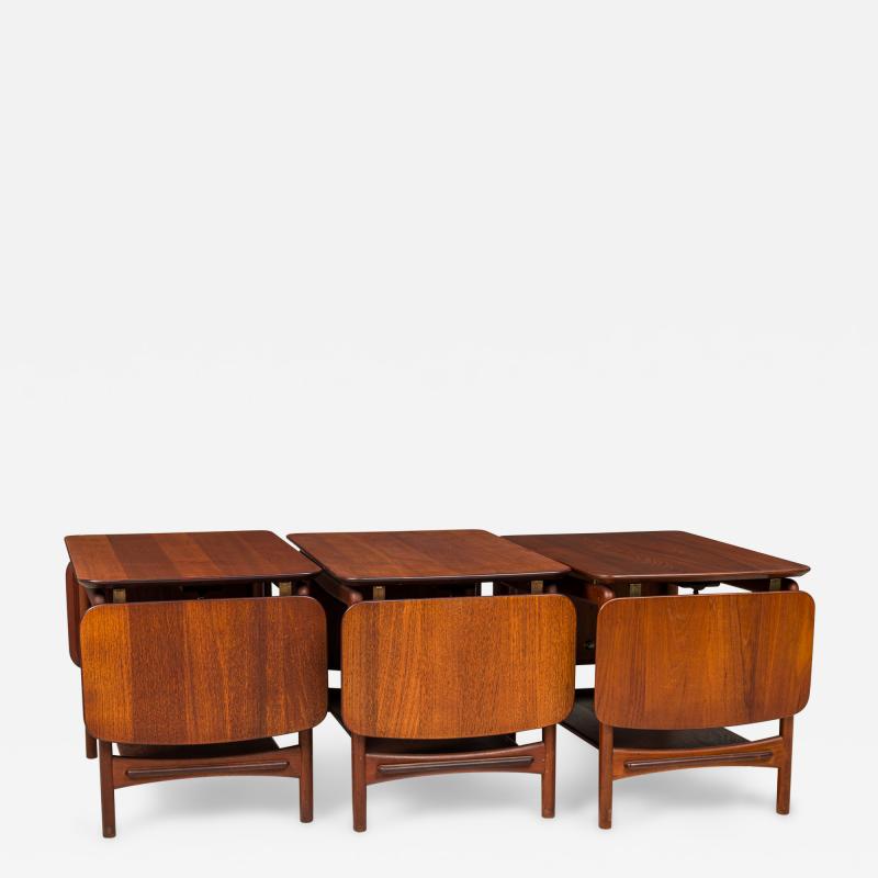 Peter Hvidt Peter Hvidt DanishDrop Leaf Teak End Side Tables