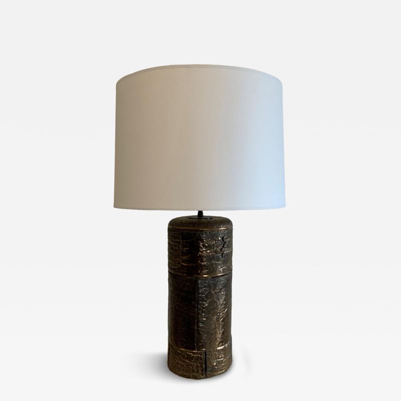 Peter Lane Peter Lane Bronze Birch Glazed Ceramic Table Lamp 2019