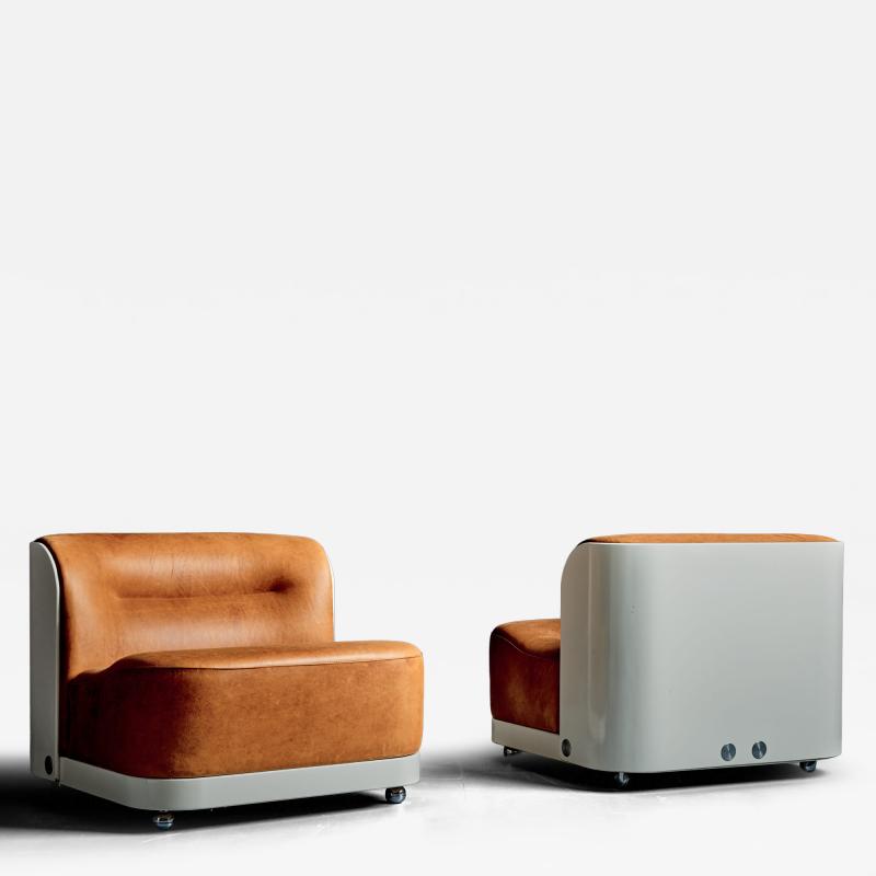 Peter Maly Pair of Trinom Lounge Chairs by Peter Maly for Cor