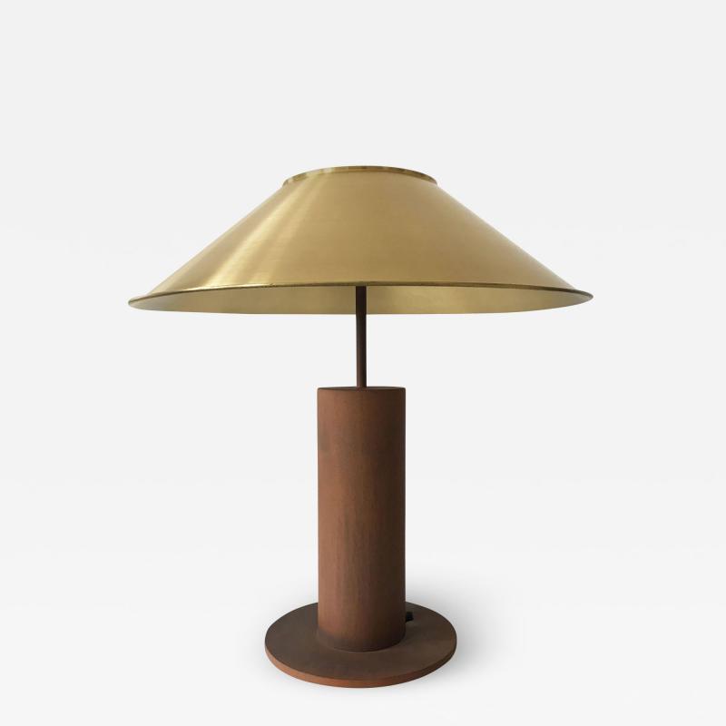 Peter Preller Large Mid Century Modern Table Lamp by Peter Prelller for Tecta Germany 1980s