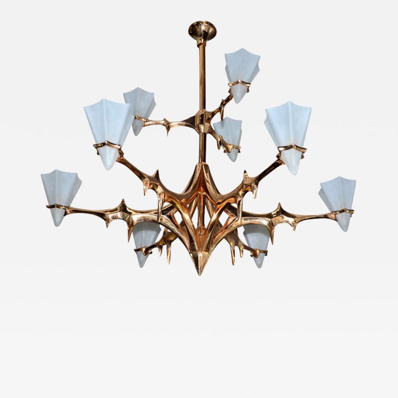 Peter Van Heeck Huge chandelier by Peter Van Heeck