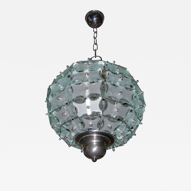 Petit lustre sphere par Quattro Zero edition Fontana Arte