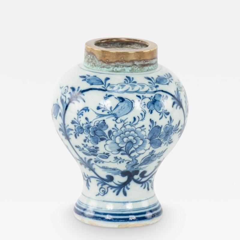 Petite Blue White Delft Tobacco Jar