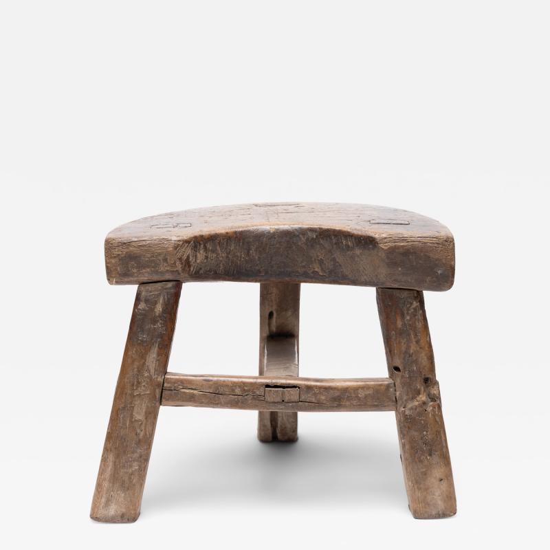 Petite Quarter Moon Stool