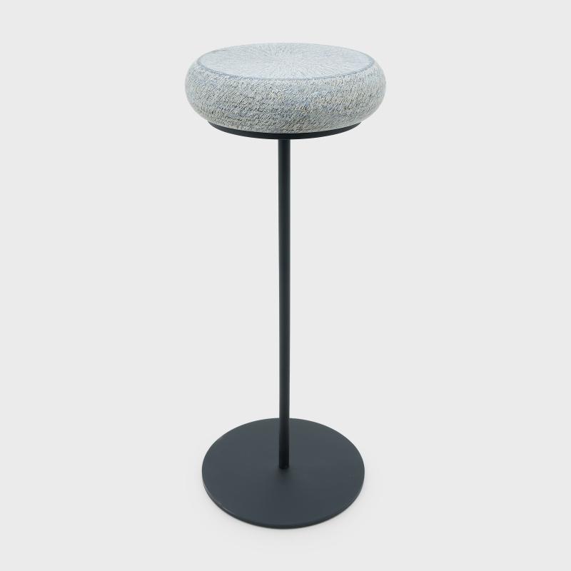 Petite Stone Drum Table