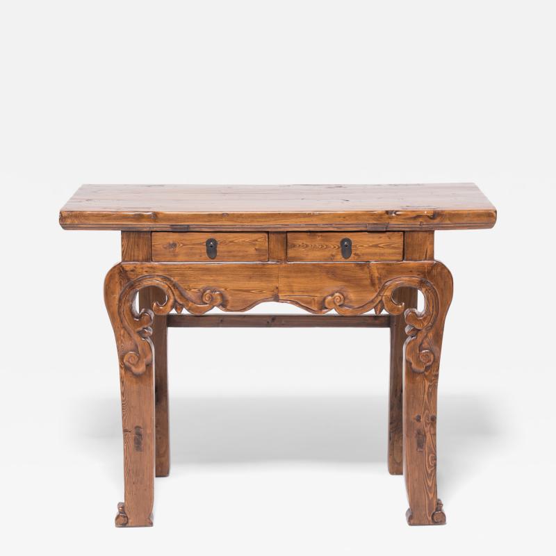 Petite Two Drawer Carved Altar