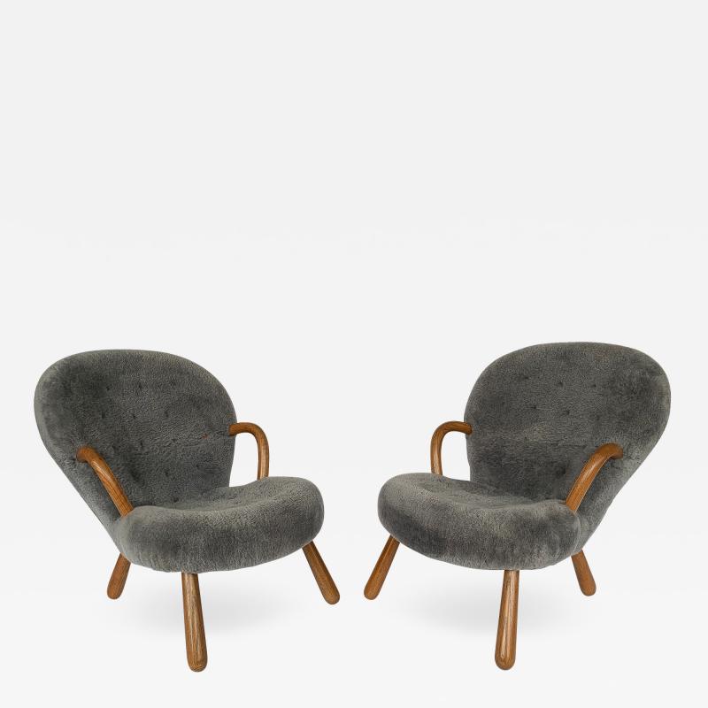 Philip Arctander Pair of Philip Arctander Lounge Chairs for Paustian