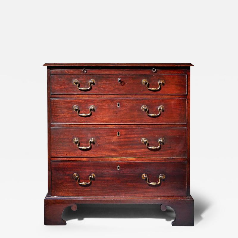 Philip Bell 18th Century George III Mahogany Bachelors Chest by Philip Bell London