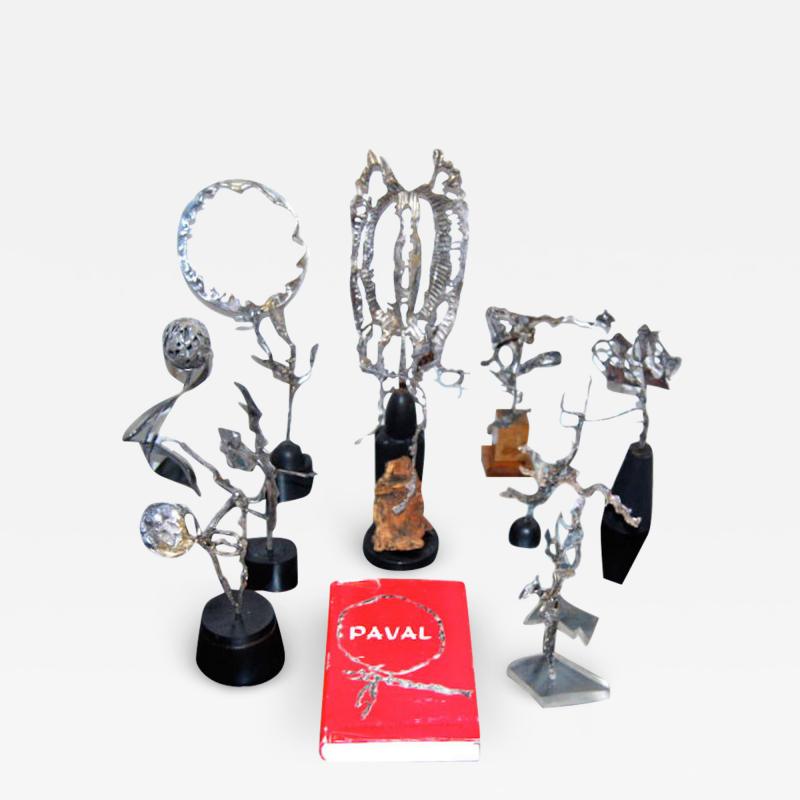 Philip Paval Collection of Sterling Silver Sculptures