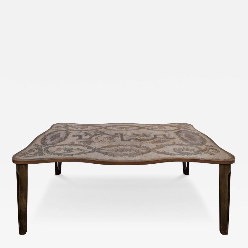 Philip and Kelvin LaVerne Philip Kelvin LaVerne Important and Unique Dining Table 1960s Signed 