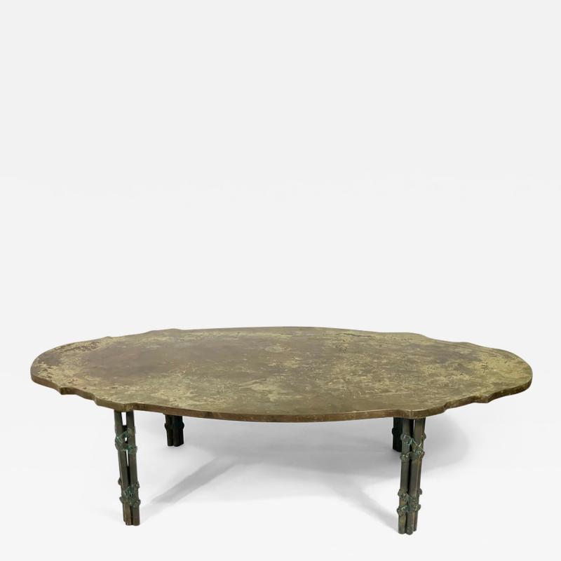 Philip and Kelvin LaVerne Philip Kelvin Laverne Boucher Bronze Coffee Table