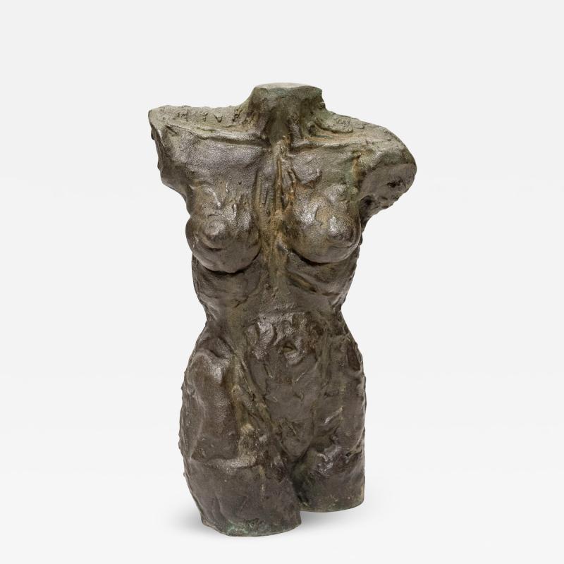 Philip and Kelvin LaVerne Philip and Kelvin LaVerne Female Torso Sculpture in Bronze ca 1970 Signed 