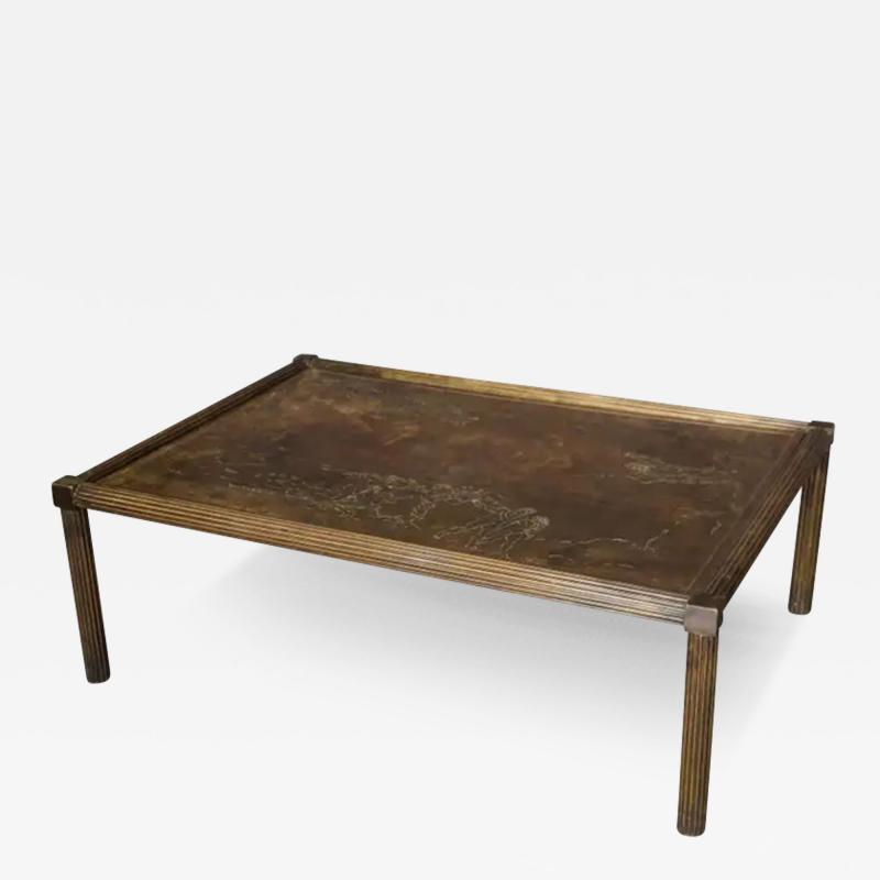 Philip and Kelvin LaVerne Phillip and Kelvin LaVerne Bronze Coffee Table