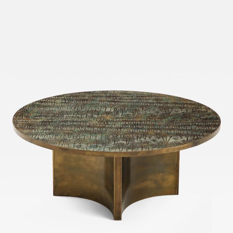 Philip and Kelvin LaVerne Rare Eternal Forest Coffee Table