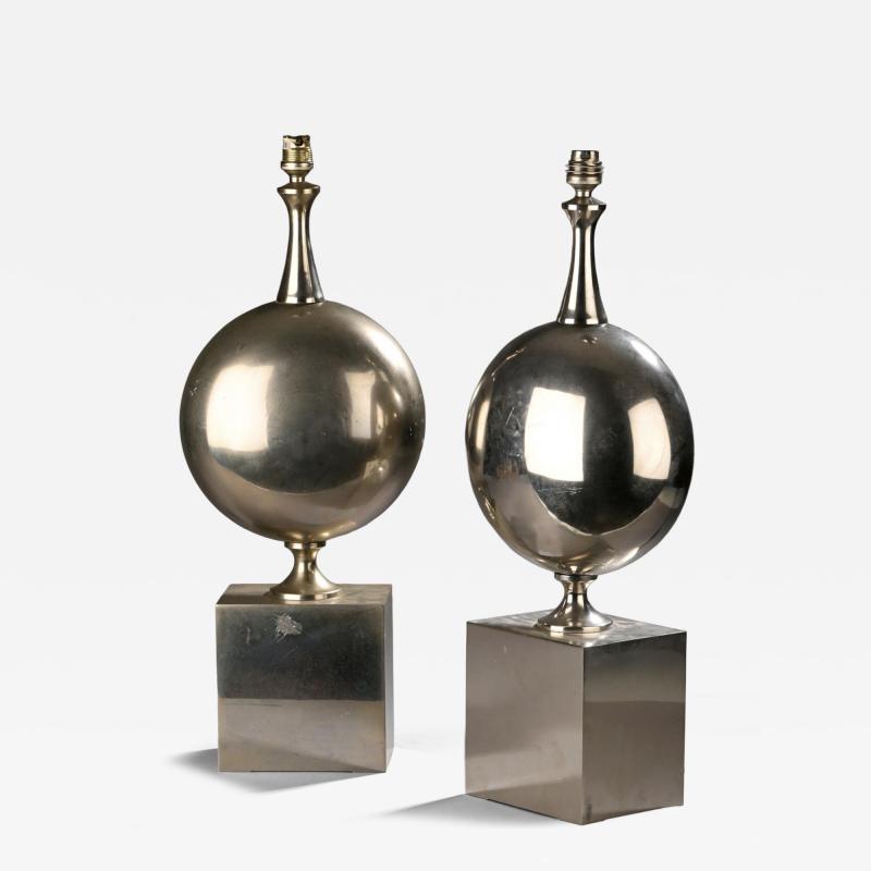 Philippe Barbier Phillipe Barbier Pair of Lamps