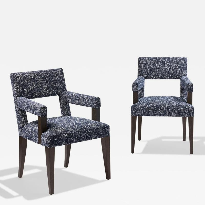 Philippe Hurel Maiko Arm Dining Chair by Philippe Hurel