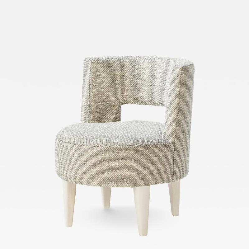 Philippe Hurel Tomo Swiveling Slipper Chair by Philippe Hurel
