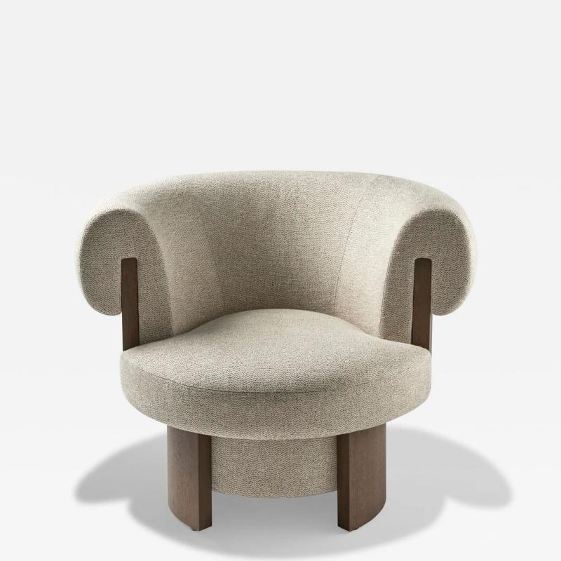 Philippe Hurel Volta Swivel Club Chair by Philippe Hurel