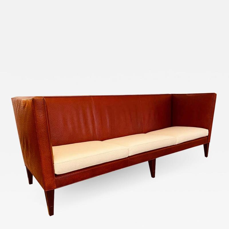 Philippe Starck Philippe Starck Redwood Room Clift Hotel Leather Sofa