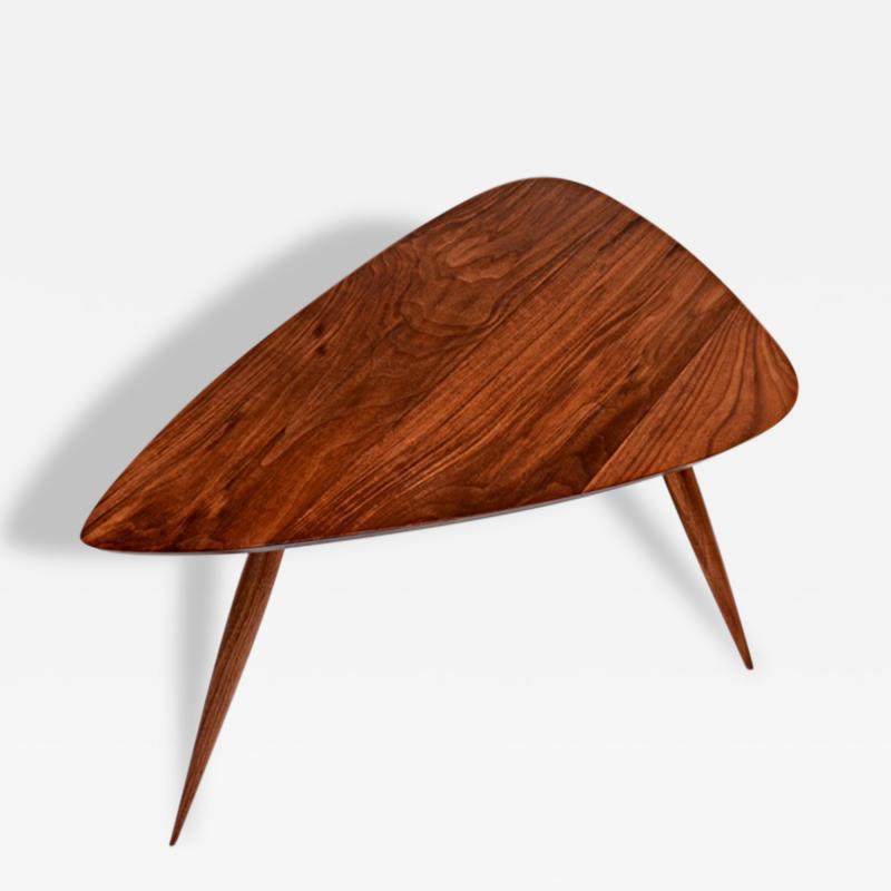 Phillip Lloyd Powell Walnut Side Table