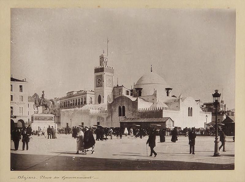 Photograph of Place du Gouvernement Algiers circa 1860