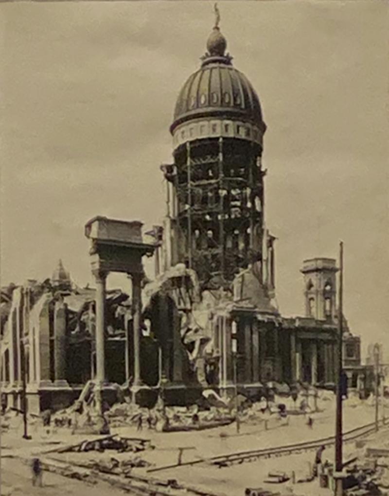 Photograph of San Franciscos City Hall 1906