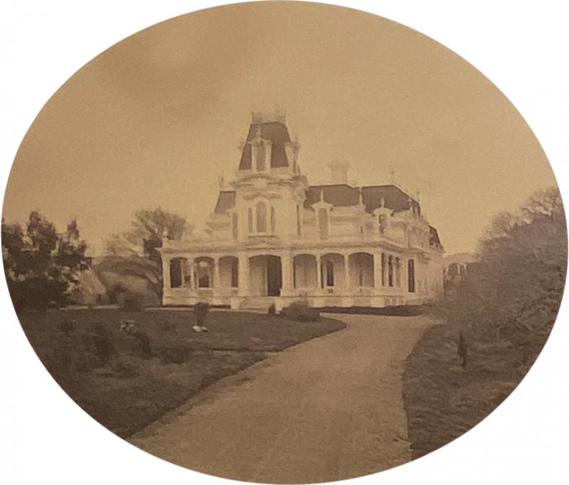 Photograph of a Victorian House Circa 1870