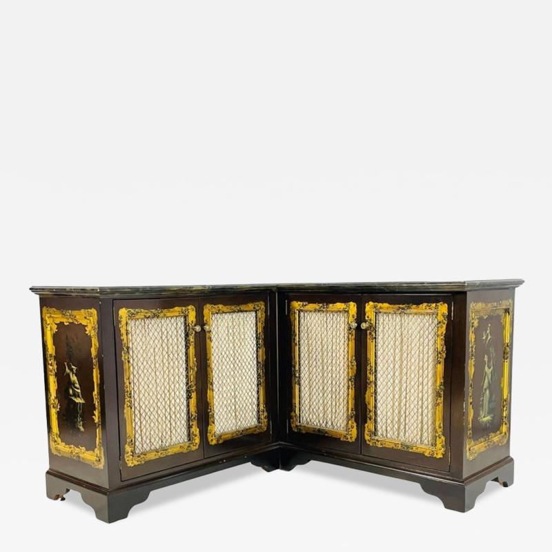 Phyllis Morris Vintage Corner Storage Cabinet attb to Phyllis Morris USA 1950s