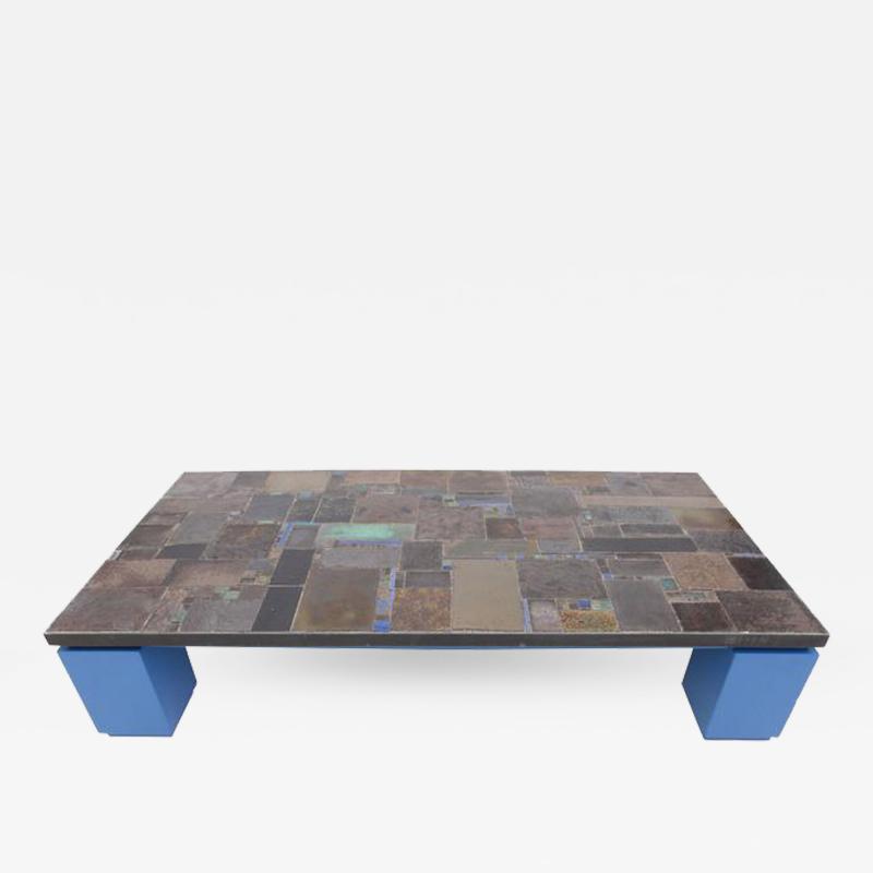 Pia Manu Pia Manu One of a Kind Ceramic Tile Coffee Table