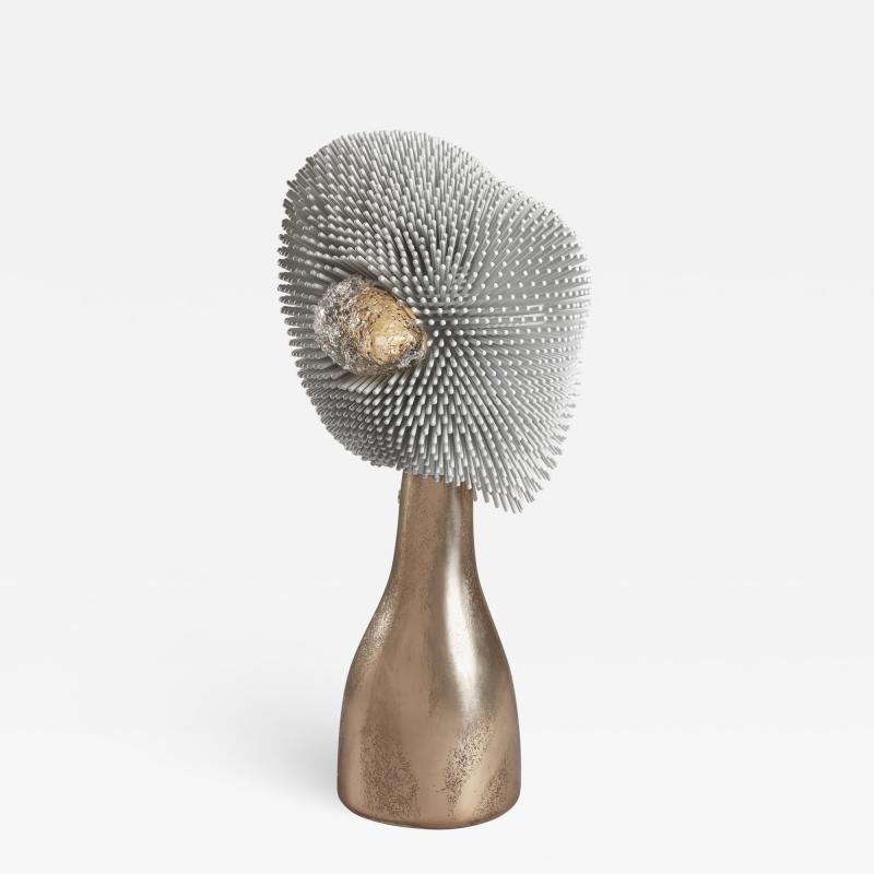 Pia Maria Raeder Sea Anemone Table Light with Golden Bronze