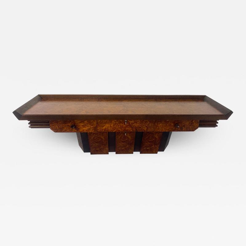 Pier Luigi Colli Italian Midcentury Art Deco Console designed by Pierluigi Colli 1940s