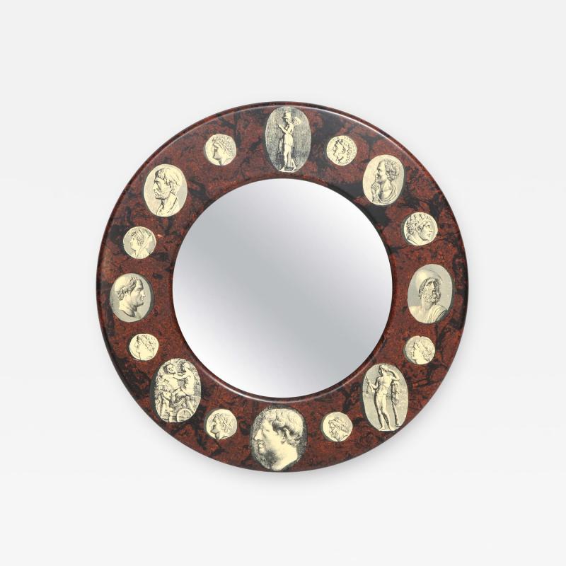 Piero Fornasetti Neo classic Emperor Mirror by Piero Fornasetti