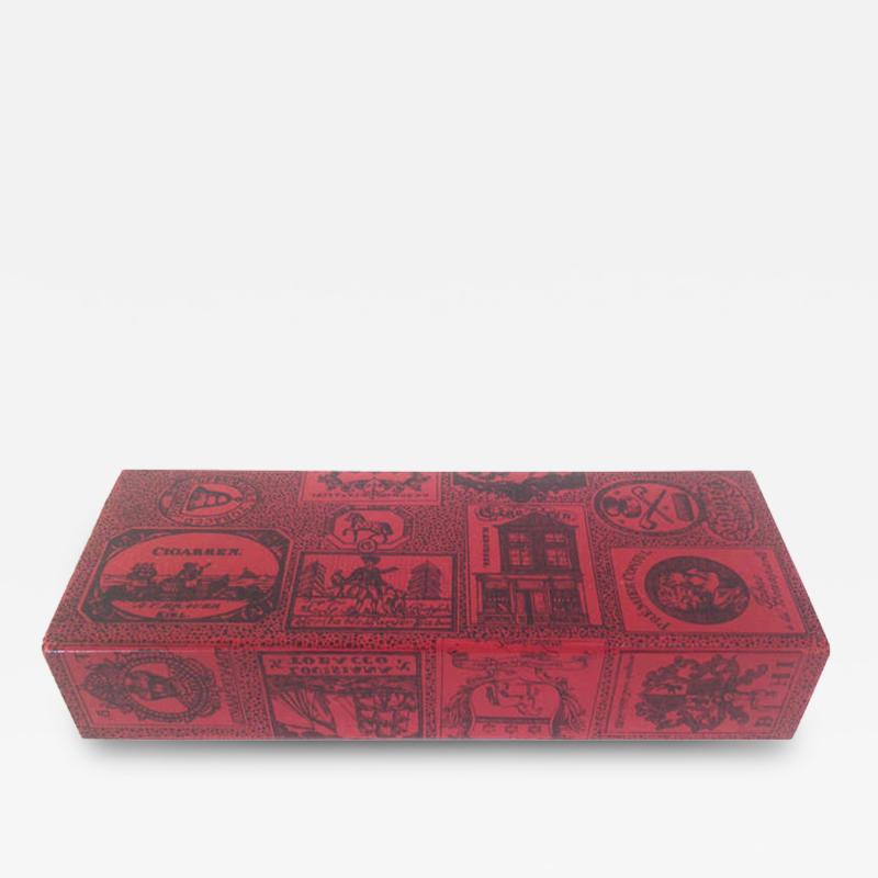 Piero Fornasetti Piero Fornasetti Box from Estate of Francesco Scavulo