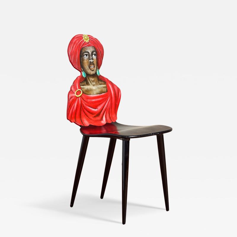 Piero Fornasetti Piero Fornasetti Moro Chair