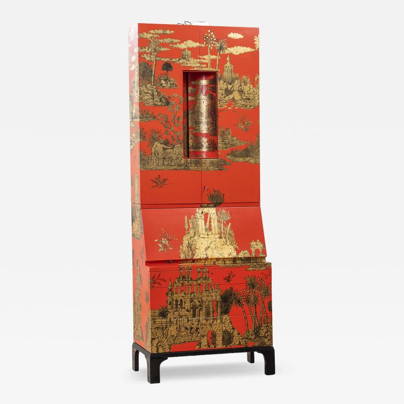 Piero Fornasetti Piero Fornasetti Rare Trumeau mod Gran Coromandel