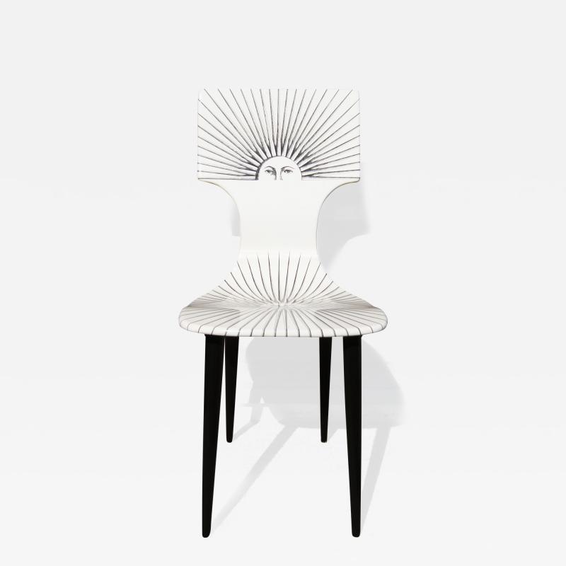 Piero Fornasetti Sole Chair by Piero Fornasetti for Fornasetti Milano