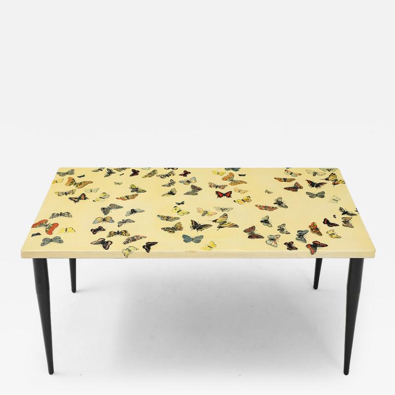 Piero Fornasetti Vintage Piero Fornasetti Farfalle Coffee Table