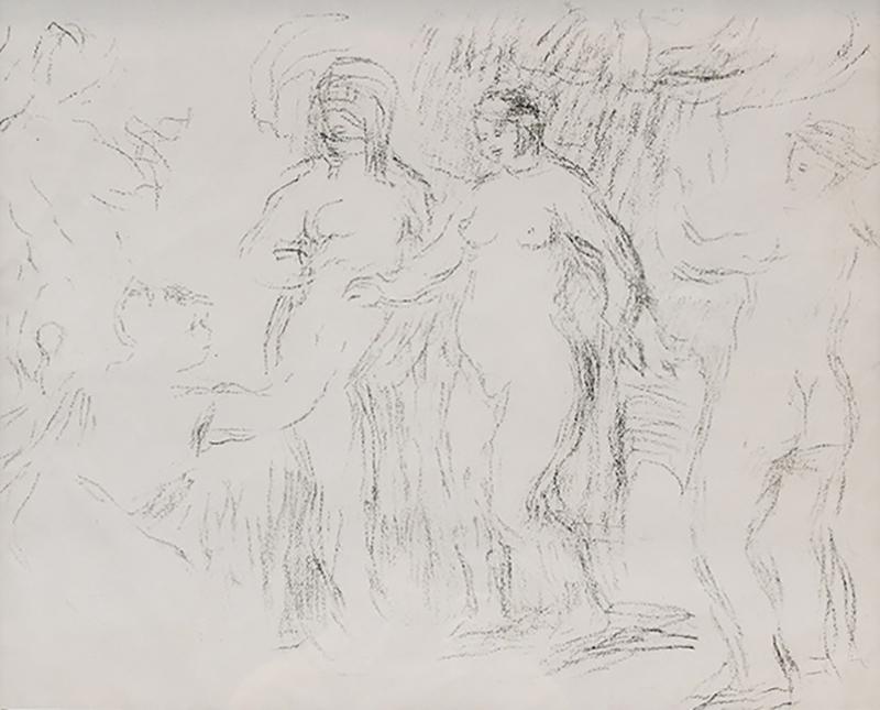 Pierre Auguste Renoir Les Baigneuses Paris by Pierre Auguste Renoir