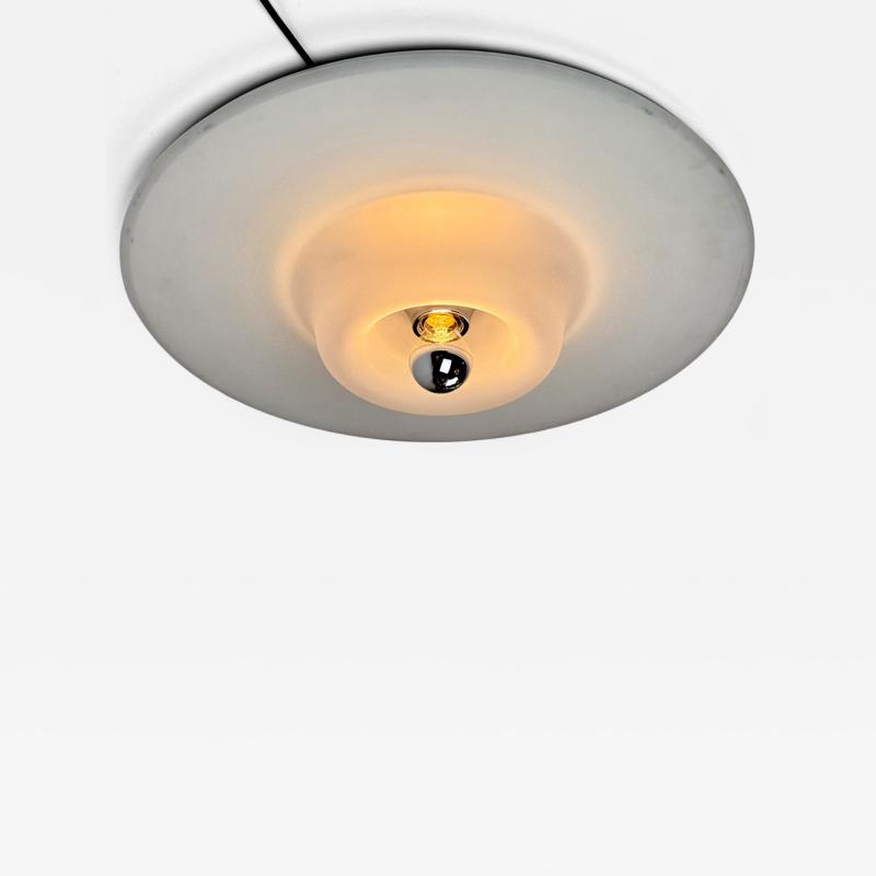 Pierre Cardin Late 20th Century White Space Age Murano Sconce by Pierre Cardin for Venini