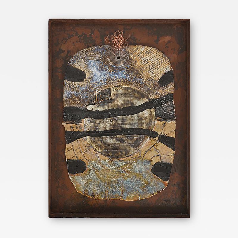 Pierre Casenove UNTITLED A Glazed ceramic wall sculpture