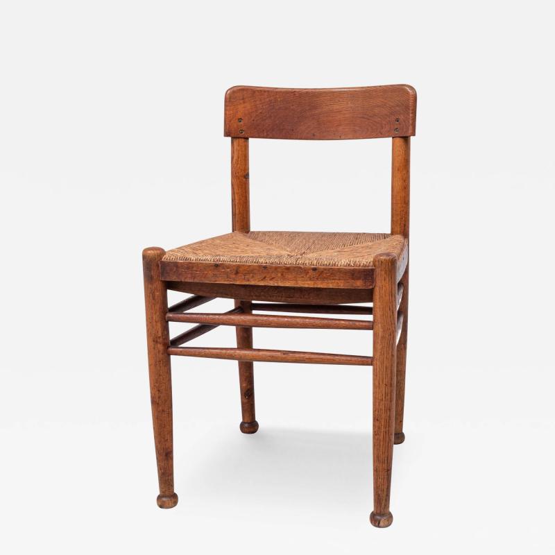 Pierre Chapo Dining chair in Oak and Cane France 1960 s