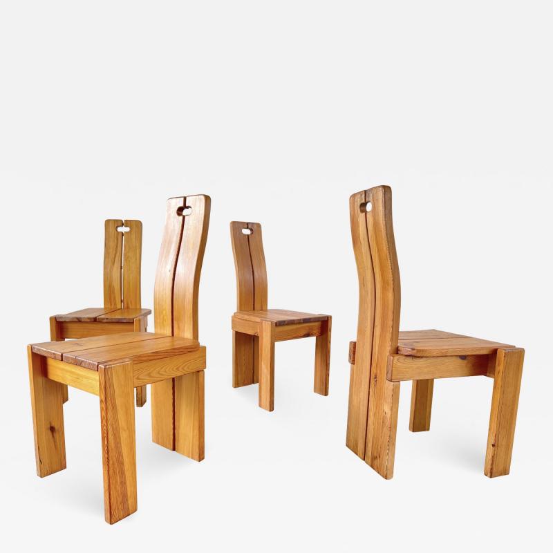 Pierre Chapo PIERRE CHAPO STYLE DINING CHAIRS SET OF 10