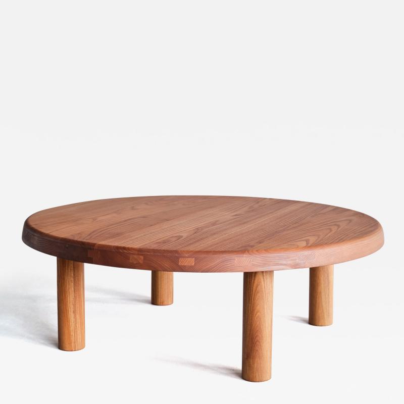 Pierre Chapo Pierre Chapo T02M Coffee Table in Solid Elm Chapo Creation France