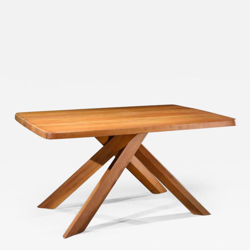 Pierre Chapo Pierre Chapo T35B Dining Table in Solid Elm