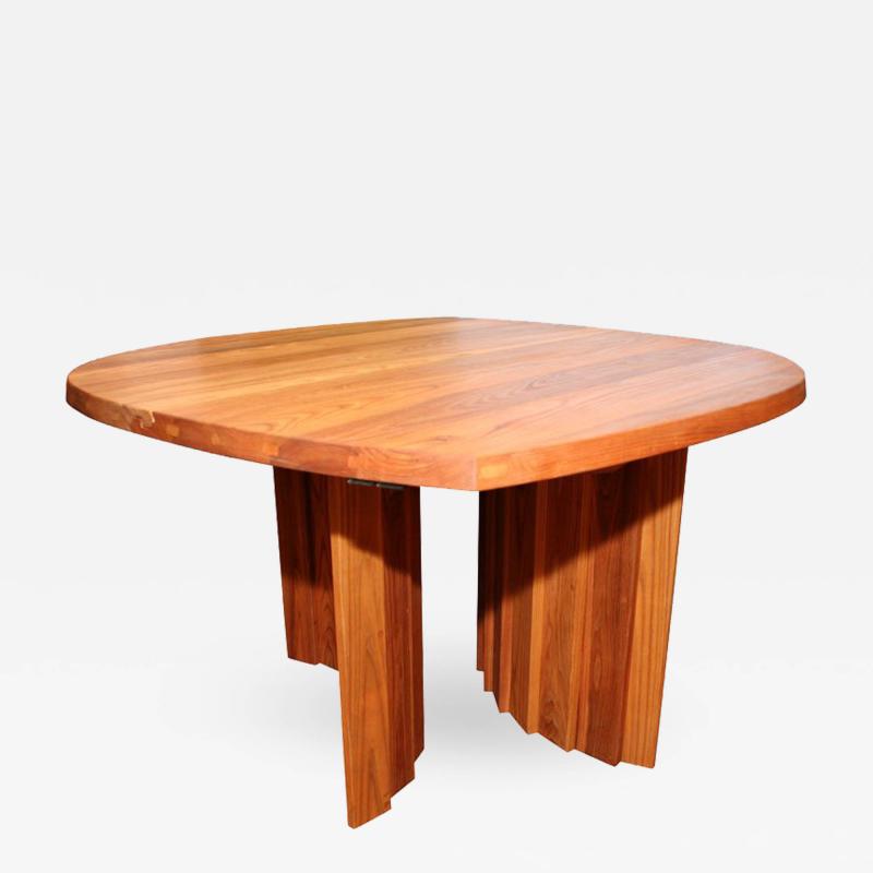 Pierre Chapo Variable Geometric Dining Table by Pierre Chapo