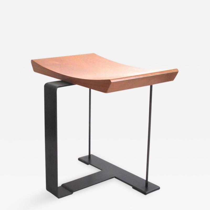 Pierre Chareau Stool Metal Wood