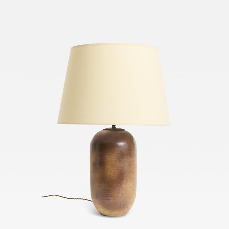 Pierre Digan Stoneware Table Lamp by Pierre Digan