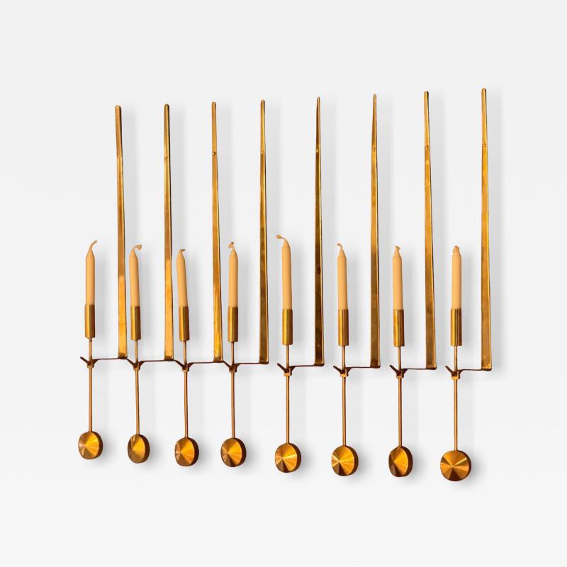 Pierre Forssell Candle Sconces by Pierre Forsell 1960s