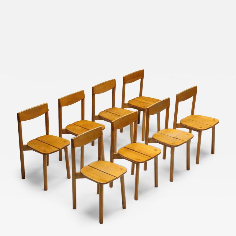 Pierre Gautier Delaye Pierre Gautier Delaye Dining Chairs 1960s