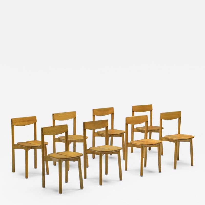Pierre Gautier Delaye Pierre Gautier Delaye Dining Chairs Set 1960s